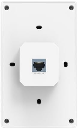 TP-Link Omada WiFi 7 Wall Plate Wireless Access Point | BE5000 Dual Band | 2.5G PoE Input Port | 1 * 2.5G+2 * 1G Downlink Port | Seamless Roaming | 5-Year Warranty | Omada Remote Managed(EAP725-Wall)