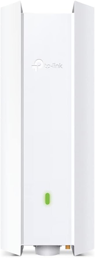 TP-Link Omada Long Range Outdoor Access Point - WiFi Extender Universal Compatible, WiFi 6 AX3000 Dual Band, Up to 3,500 sq.ft, PoE Powered, IP68 Weatherproof, Starlink Compatible(EAP650-Outdoor)