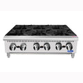 Atosa Commercial Countertop Hotplate, 6-Burner, Cast Iron Grates, Propane Gas, 36' (ACHP-6-LP)