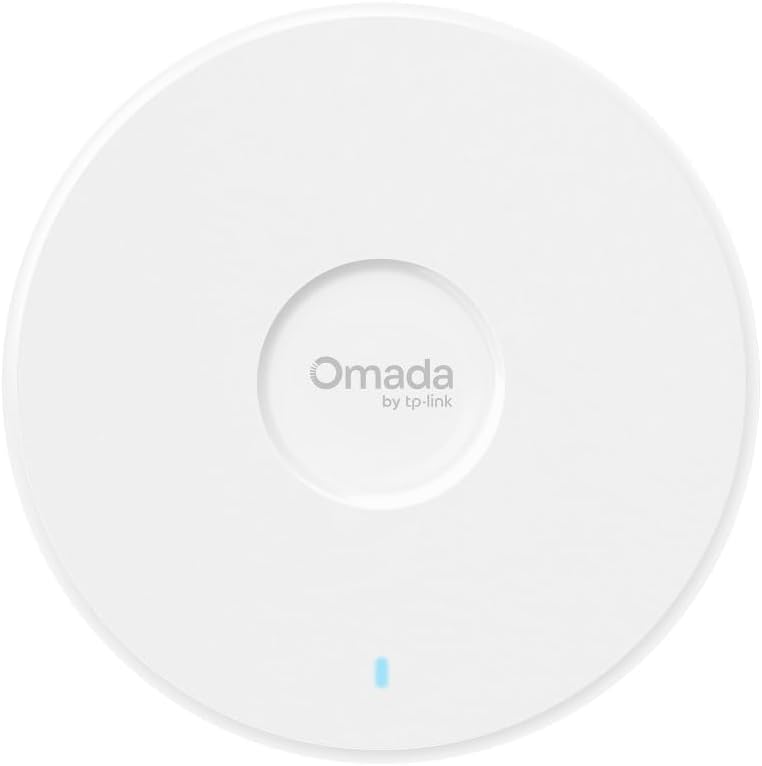 TP-Link Omada WiFi7 Wireless Access Point -BE15000 Tri-Band, 10G Port, PoE+ or DC Powered, Adapter NOT Included, 5yr Warranty, Captive Portal, Mesh, WPA3, Roaming, Business WiFi Experience(EAP787)