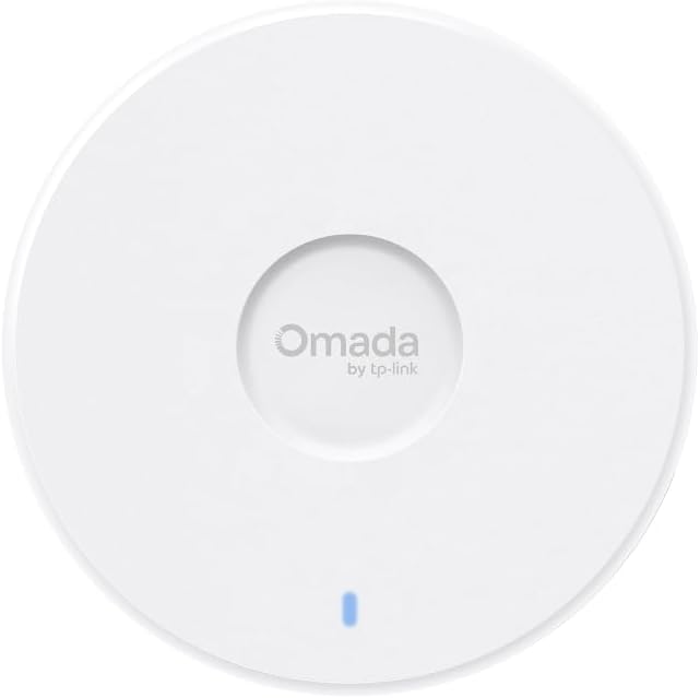 TP-Link Omada WiFi 7 Wireless Access Point - BE5000 Dual Band, 2.5G Port, PoE+ or DC Powered, Adapter NOT Included, 5yr Warranty, 5 Spatial Streams, Captive Portal, Mesh, WPA3, Roaming(EAP727)