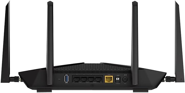 NETGEAR Nighthawk 6-Stream AX5400 WiFi 6 Router (RAX50) - AX5400 Dual Band Wireless Speed (Up to 5.4 Gbps) | 2,500 sq. ft. Coverage