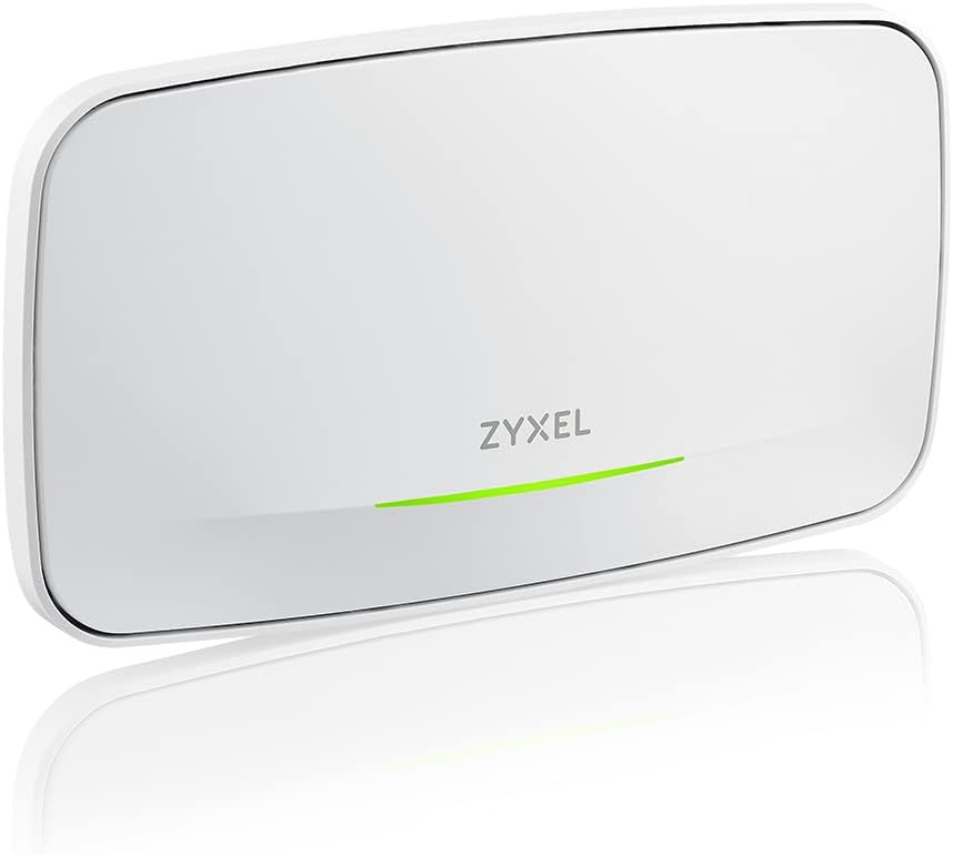 Zyxel WiFi 6E AXE7800 Wireless Gigabit Pro Access Point | Tri-Band Operation | Smart Antenna | 2.5G Uplink | Mesh | PoE++ | Nebula Pro Pack [WAX640S-6E]
