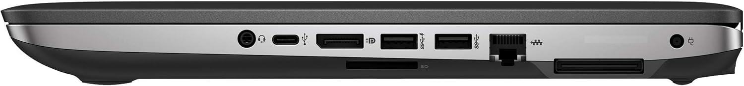HP ProBook 640 G2 14-Inch Laptop, Intel Core i5-6300U, 16GB DDR4 RAM, 256GB SSD, Backlit Keyboard, Windows 11 Pro (Renewed)