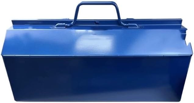 Storage Home Hardware Toolbox Thickened Iron Storage Box Blue Handheld Maintenance Box Ndustrial Grade Electrician Box for Garage