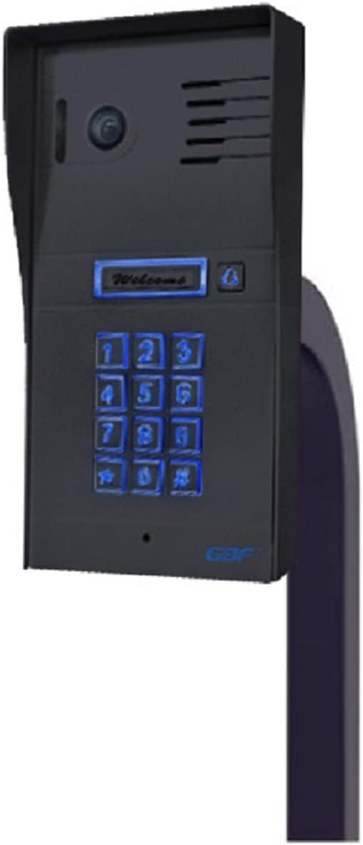 GBF Smart Video Door Phone & Doorbell Intercom System with a smart keypad(PL963PMBL-POE)- 1080P Camera, Built in POE, Control Two Locks remotely, Timed Unlock, RJ45 Hardwired or WiFi Bridge connection