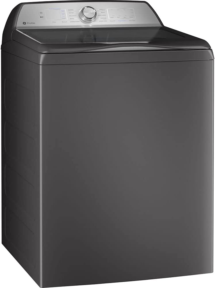 GE Profile 5.0 cu. ft. High-Efficiency Smart Top Load Electric Washer in Diamond Gray with Microban Technology PTW600BPRDG