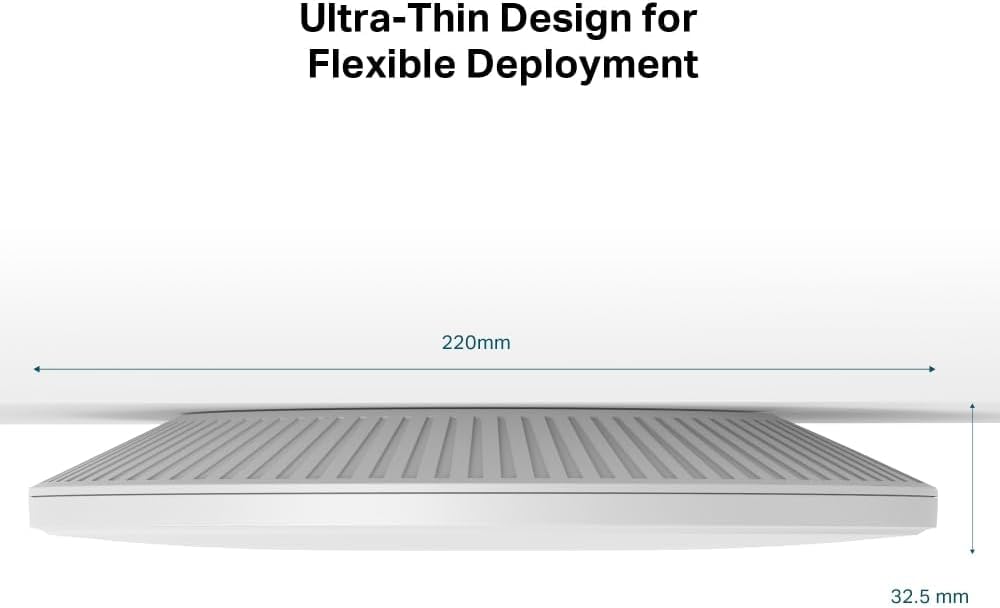 TP-Link Omada WiFi 7 Wireless Access Point | BE11000 Tri-Band | 10G Port | Business Standard | Seamless Roaming | Easy Setup | 5-Year Warranty | Omada Remote Managed(EAP773)