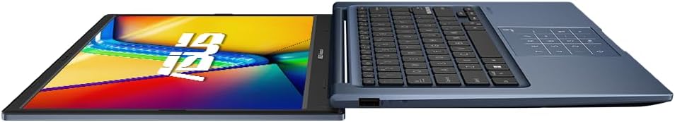 ASUS 2025 Laptop | Vivobook 14 | 14' 1920 x 1080 | Intel-10 Core i5-1334U | Intel Iris Xe Graphics | 12GB DDR4 | 256GB SSD | Windows 10 Home | Wi-Fi 5 - Bluetooth 5-720p HD Camera - Quiet Blue
