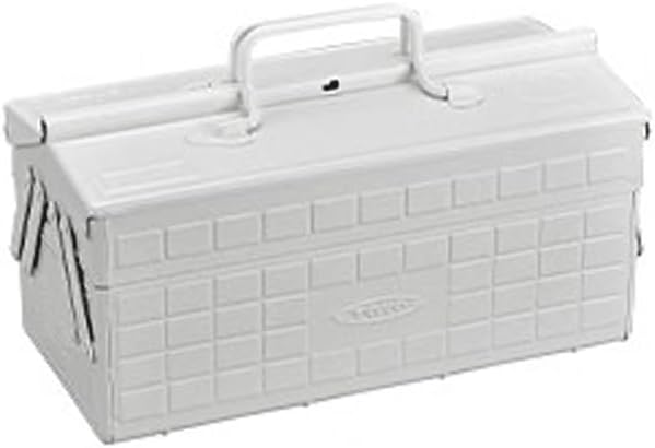Storage White Home Toolbox Art Student Art Box Car Electrician Box Hardware Repair Box Small Item Storage Box Fishing Enthusiast Storage Box for Garage