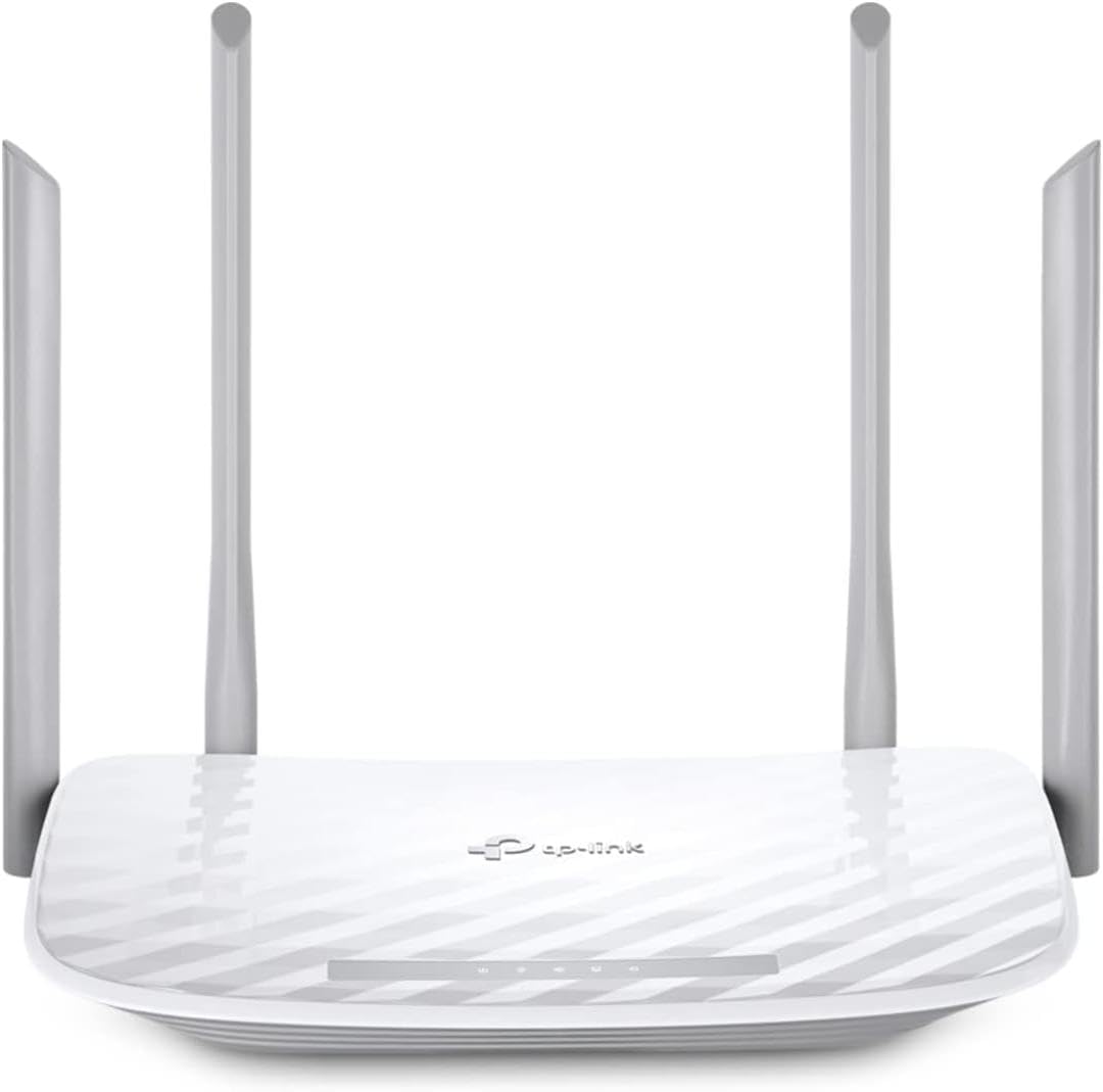 TP-Link AC1200 WiFi Router (Archer A54) - Dual Band Wireless,4 x 10/100 Mbps Fast Ethernet Ports,EasyMesh Compatible,Support Guest WiFi,Access Point Mode,IPv6 & Parental Controls,(Pack of 10)
