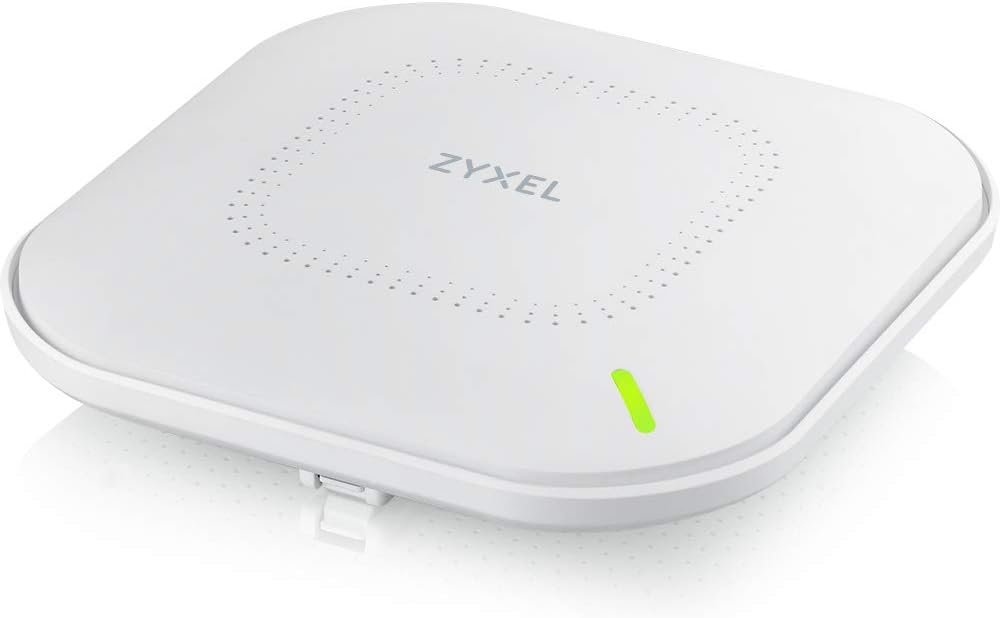 Zyxel True WiFi 6 AX3000 Wireless Multi-Gigabit Enterprise Access Point | Wall & Ceiling Optmized Antenna | Cloud, App, Direct or Controller Management | POE+ |1 Year Nebula Pro | WAX610D