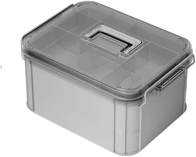 Storage Hardware Toolbox Household Screw Parts Storage Box with Lid Electrical Maintenance Box Multifunctional Art Tool Box for Garage