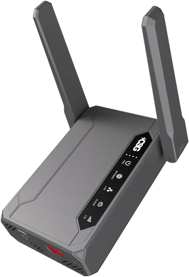 CSG m106 Pro 4G LTE Cellular Cat 12 Dual SIM Business Router, Portable Travel Gateway Modem with 8-Hour Built-in Battery, Verizon, AT&T & T-Mobile Compatible, LTE Wi-Fi Hotspot Alternative