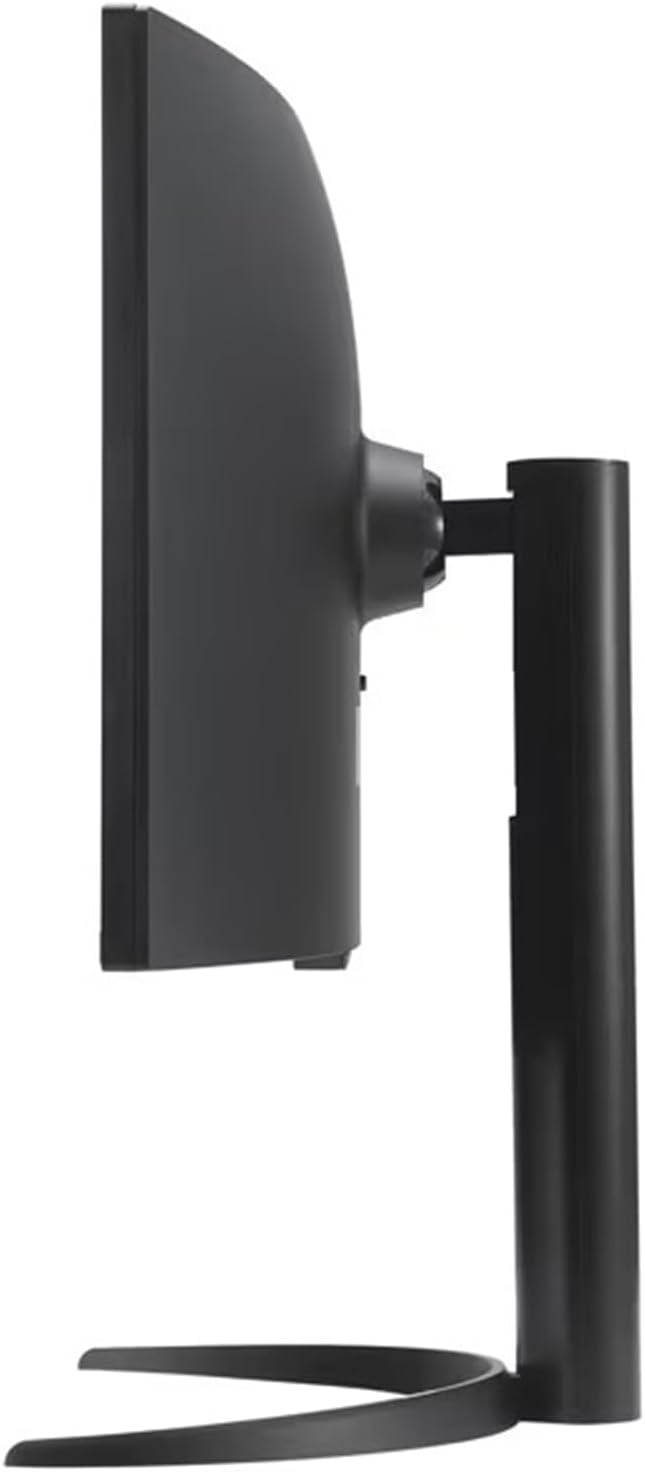 LG 34 Inch WQHD (3440x1440) Curved Smart Monitor, 100Hz, 5ms, HDR10, 99% sRGB, webOS 23, Screen Share, AirPlay 2, Flicker Free, Includes Wireless Screen Mirroring, HDMI, USB-A,Tilt/Height Adjustment