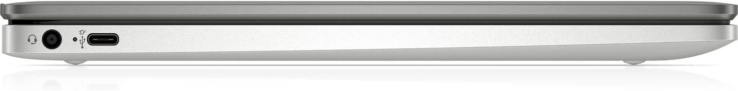 HP Chromebook 14a-na0052tg 14-inch HD Laptop PC Intel Celeron N4120 UHD Graphics 600 4GB RAM 64GB eMMC Thin Computer Notebook w/ WiFi & Bluetooth Webcam USB-C Google Chrome OS Mineral Silver (Renewed)
