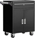 Tool Box Multi Functional Car Repair Handcart, Mobile Thick Drawer Tool Cabinet, Workshop Toolbox 80 Centimeters High Tool Storage(Black)