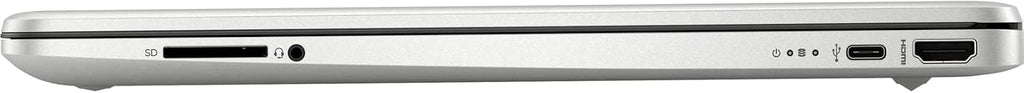 HP 15 Notebook, 15.6' HD Screen Laptop, Intel Core i3-1115G4, 8GB DDR4 RAM, 256GB SSD, Webcam, HDMI, Wi-Fi, Windows 11 Home, Natural Silver