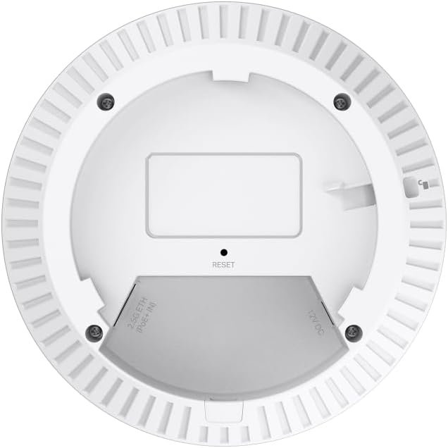 TP-Link Omada WiFi 7 Wireless Access Point - BE5000 Dual Band, 2.5G Port, PoE+ or DC Powered, Adapter NOT Included, 5yr Warranty, 5 Spatial Streams, Captive Portal, Mesh, WPA3, Roaming(EAP727)