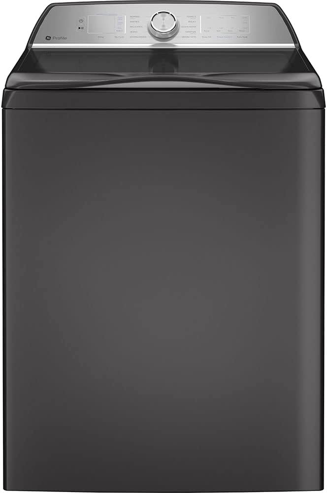 GE Profile 5.0 cu. ft. High-Efficiency Smart Top Load Electric Washer in Diamond Gray with Microban Technology PTW600BPRDG