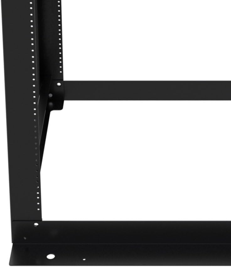 NavePoint 42U 23-inch Width 4-Post Frame Rack - Open Frame Rack with Threaded for 23 Inch Equipment, Server Rack 881 lbs Weight Capacity, Floor Mount, RU Markings
