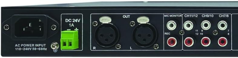 CAD Audio MX12S 12 channel Stereo Mixer - 1U rack mount