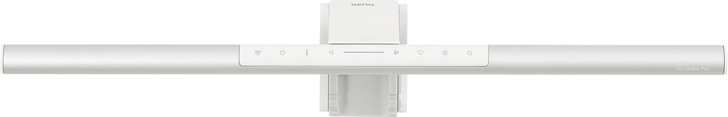 BenQ ScreenBar Pro LED Monitor Light Bar (Silver)- Ultrawide Lighting, Motion Sensor, Adjustable Brightness/Color Temperature, Eye-Care USB-C Monitor Lamp, No Glare, Curved Monitors, Monitor accessory