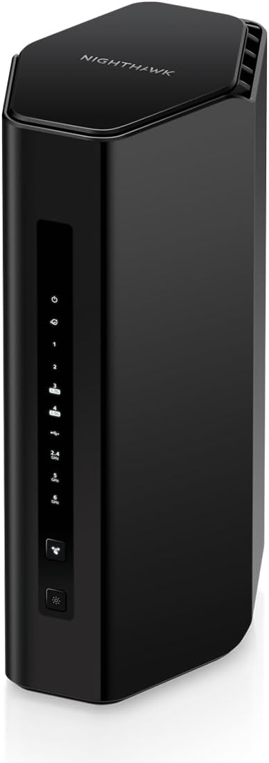 NETGEAR Nighthawk Tri-Band WiFi 7 Router (RS280S) - Router Only, BE9200 Wireless Speed (up to 9.2 Gbps) - Covers up to 2,500 sq. ft. - 2.5 Gig Internet Port – 1-Year Armor & Free Expert Help
