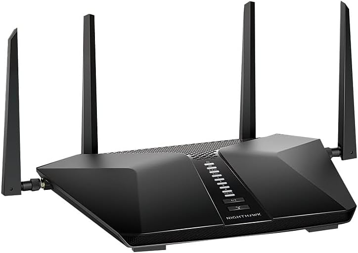 NETGEAR Nighthawk 6-Stream AX5400 WiFi 6 Router (RAX50) - AX5400 Dual Band Wireless Speed (Up to 5.4 Gbps) | 2,500 sq. ft. Coverage