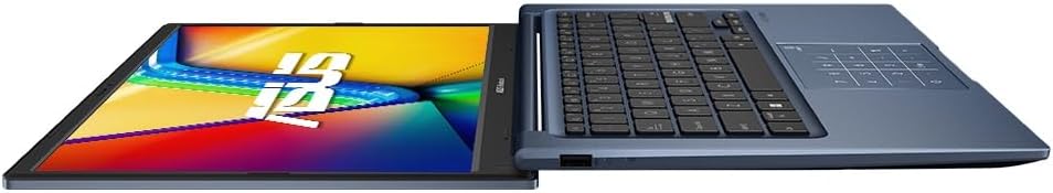 ASUS 2025 Vivobook 14' FHD Laptop 10-Core Intel Core 5 120U 16GB DDR4 2TB NVMe SSD USB-C w/DP WiFi AX BT Webcam HDMI1.4 Windows 11 Home w/RE USB