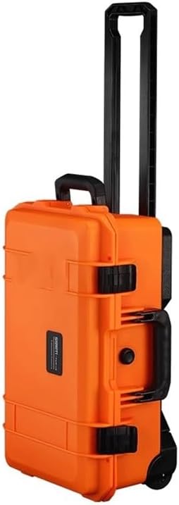 Tool Box Household Hardware Tool Box Outdoor Thickened Waterproof Box Portable Suitcase Multi-Functional Electrical Box Parts Storage Box Tool Storage(Orange)