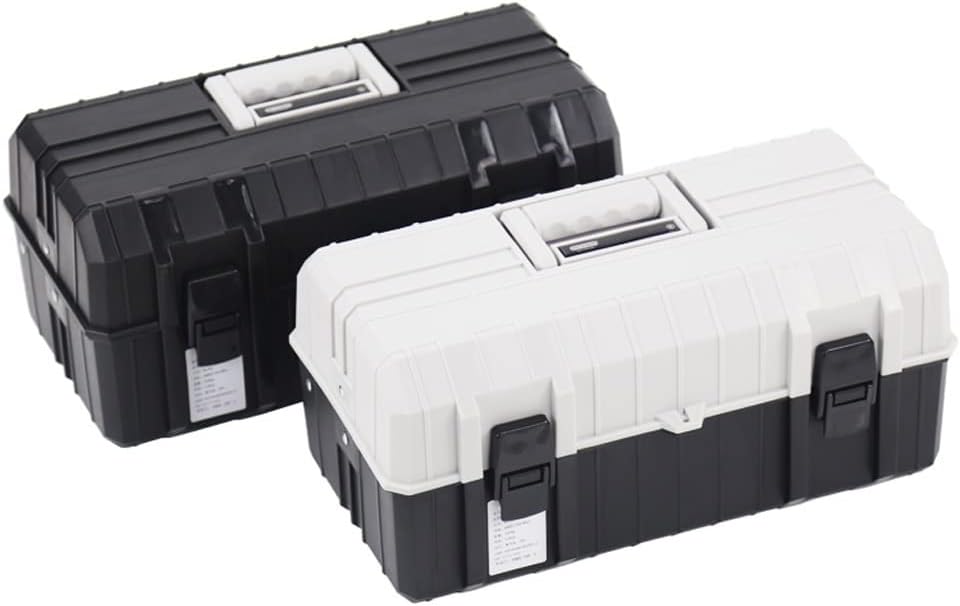 Portable Tool Box Multifunctional Portable Tool Storage Box Three-Layer Folding Hardware Plastic Tool Box Household Tool Parts Storage Box Small Parts Box (Color : 1)