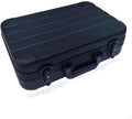 Storage Black Plastic Toolbox Lightweight Waterproof Storage Box Sample Display Toolbox Household Wrench Sorting Box for Garage