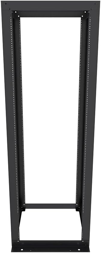 NavePoint 42U 23-inch Width 4-Post Frame Rack - Open Frame Rack with Threaded for 23 Inch Equipment, Server Rack 881 lbs Weight Capacity, Floor Mount, RU Markings