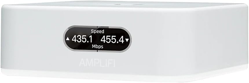 AmpliFi Instant Wifi System by Ubiquiti Labs, Seamless Whole Home Wireless Internet Coverage, Wifi Router & Mesh Point, 1 Gigabit Ethernet, 1 WAN Port, Ethernet Cable, Replaces Router & WiFi Extenders