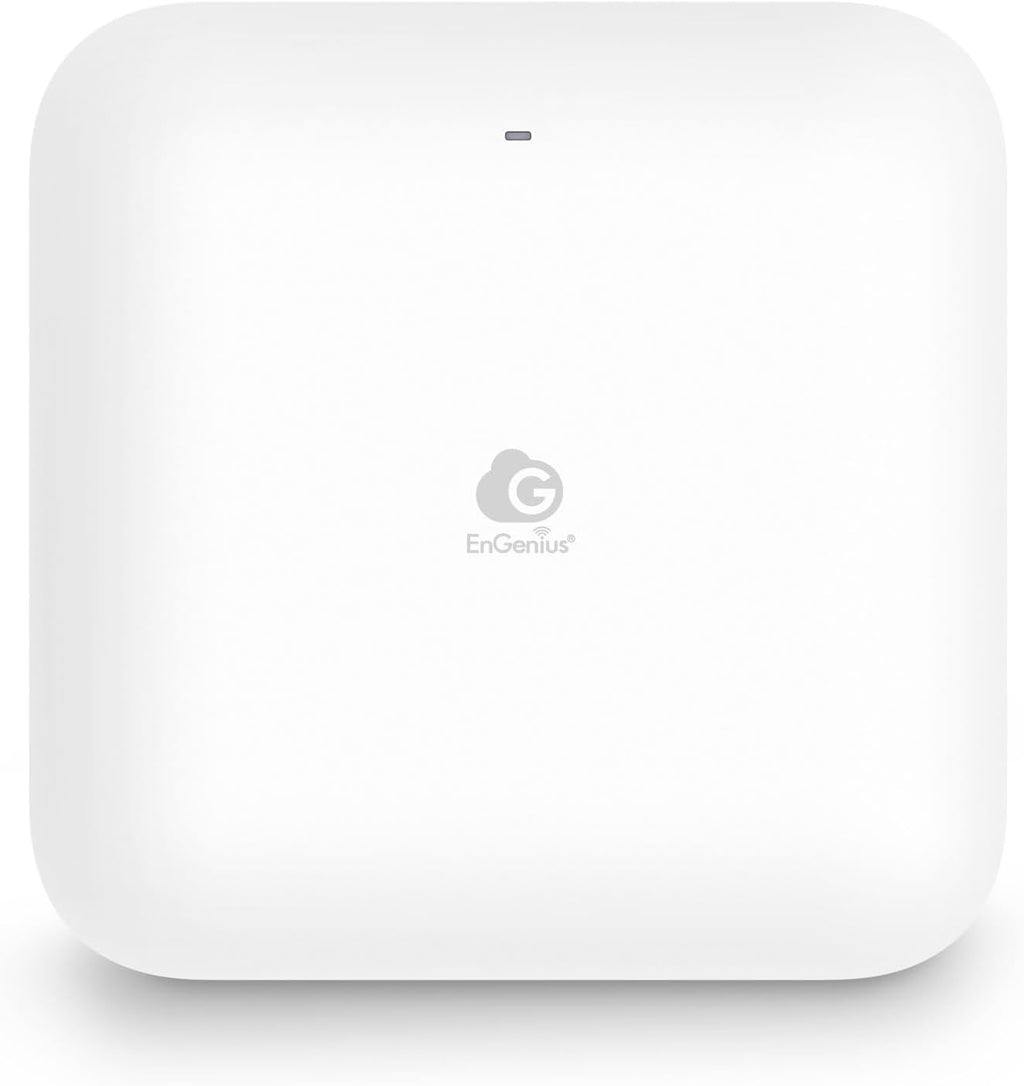 EnGenius ECW520 Wi-Fi 7 Tri-Band Indoor Access Point – 10.8 Gbps Speeds, 2x2x2 MU-MIMO, 2.5GbE PoE+, 2.4/5/6GHz, 320MHz Channels, 1,200 Sq Ft Coverage, Cloud Managed, AC Adapter NOT Included