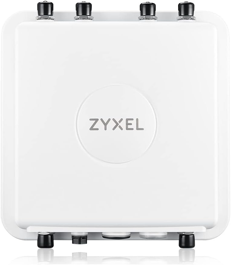 Zyxel WiFi 6 AX3000 Wireless Outdoor Long Distance Access Point | External Antennas (Not Included) | Mesh and Point to Point Bridge | Cloud, App, or Direct MGMT | POE+ |1 Year Nebula Pro | WAX655E