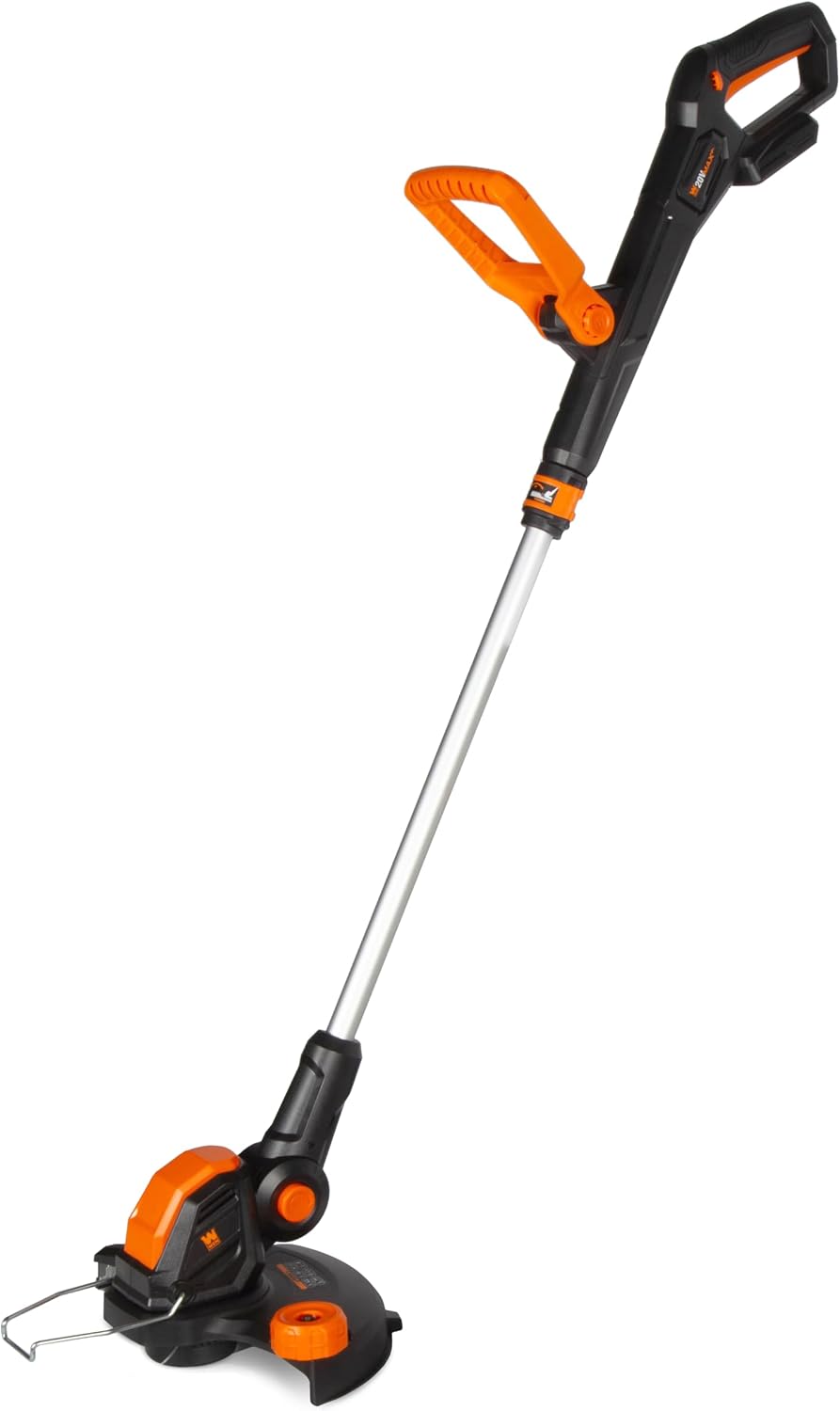 WEN 20V Max Cordless 15-Inch Lawn Mower and String Trimmer Combo Kit with 5Ah Battery and Charger (20VK2MLB)