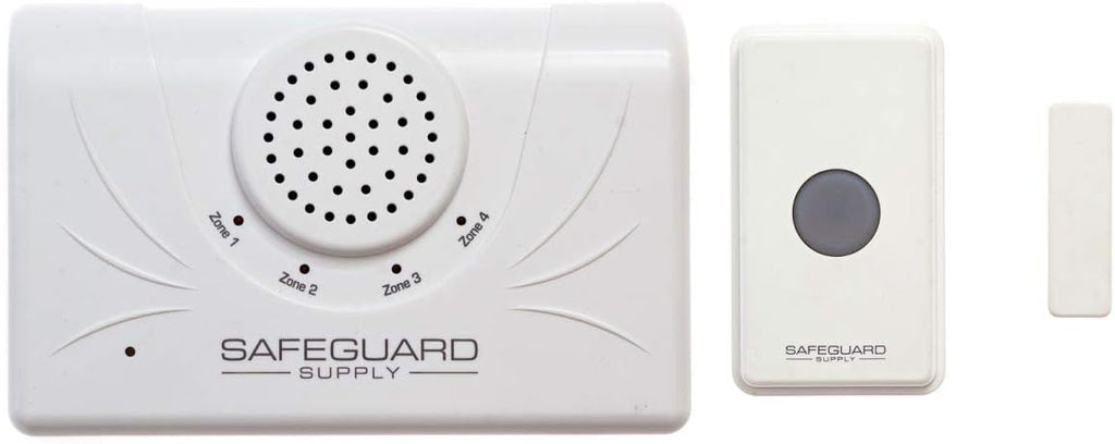 Long Range Wireless Doorbell for Business and Home - ERA-UTDCR 4000 ft Range - Heavy Duty Weatherproof Push Button or Magnetic Door Contact Transmitter