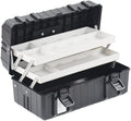 Portable Tool Box Multifunctional Portable Tool Storage Box Three-Layer Folding Hardware Plastic Tool Box Household Tool Parts Storage Box Small Parts Box (Color : B)