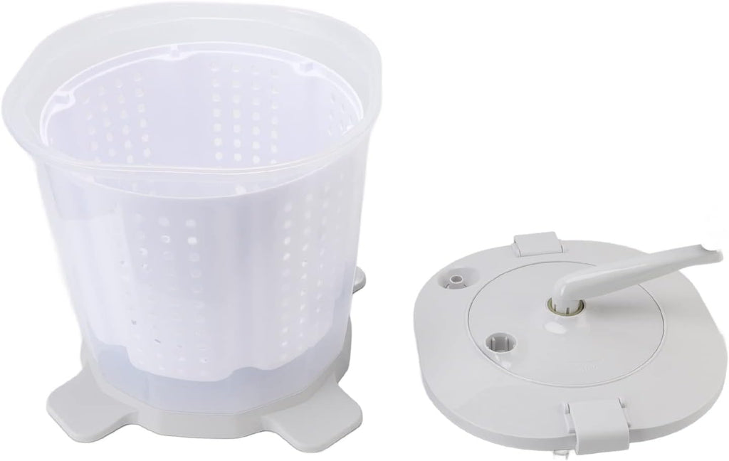 Portable Washing Machine 2 in 1 Hand Crank Mini Clothes Spin Dryer for Dorms, Apartments, Camping, RV - Washer and Dryer - Manual Non Electric