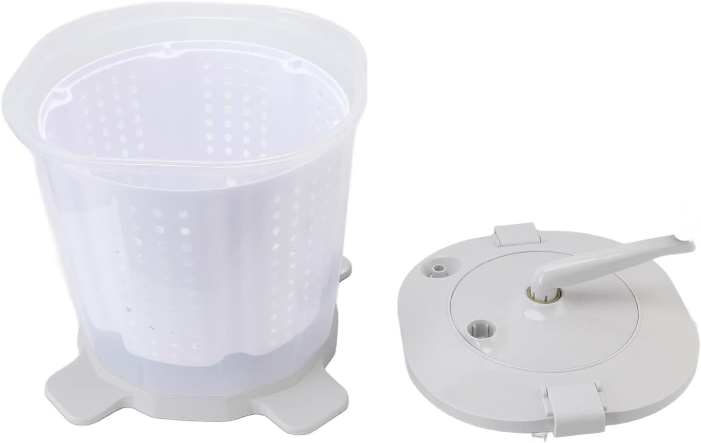 Portable Washing Machine 2 in 1 Hand Crank Mini Clothes Spin Dryer for Dorms, Apartments, Camping, RV - Washer and Dryer - Manual Non Electric