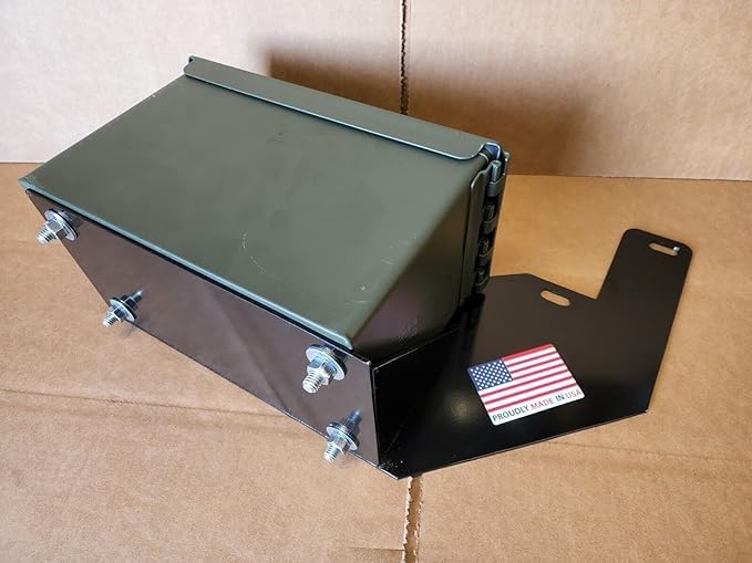Heavy-Duty Grey Toolbox System Compatible with Kioti RX7320 Tractor and KL7320 Loader - Durable Equipment Storage