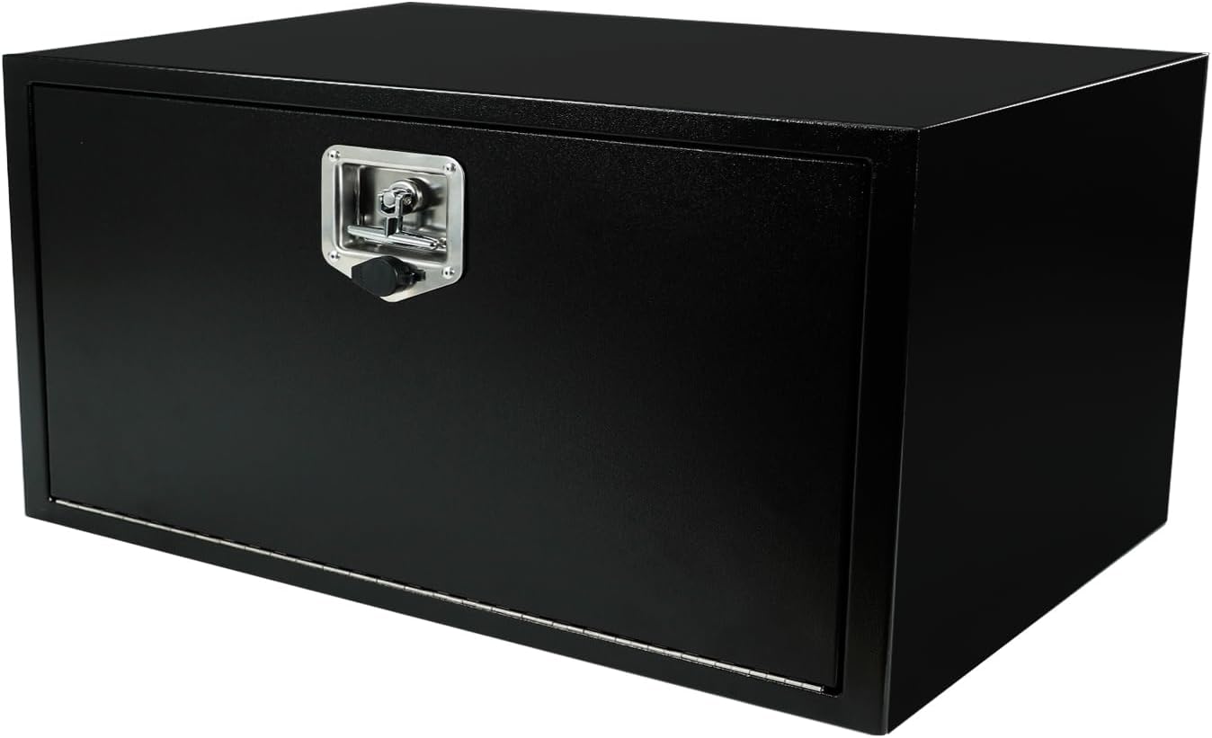 36 inch Underbody Truck Tool Box with T-Handle Lock, Heavy Duty Truck ToolBox Truck Storage Organizer For Storage Smooth Surface Waterproof, 36'x 18'x 18' inch