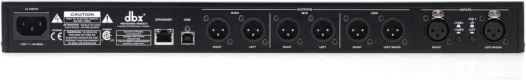 dbx DriveRack PA2 2x6 PA Complete Professional Loudspeaker Management System, Rack Mountable with Android and iOS Control. Black