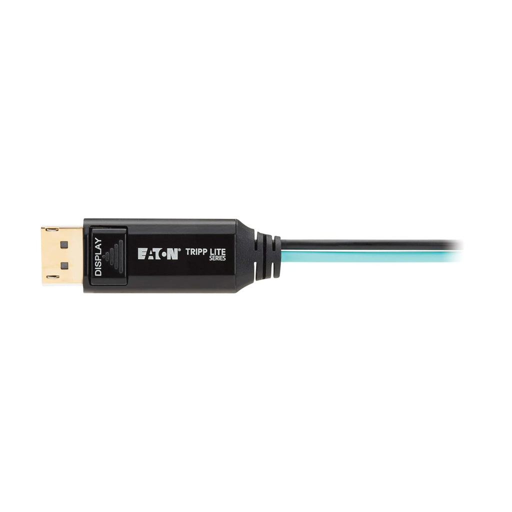 TRIPP LITE Eaton Series 8K Long DisplayPort Extension Over Fiber up to 328 Feet / 100 Meters, MPO Fiber Optic Cable Terminations, 8K@60Hz, LSZH Jacket, 1-Year Warranty (P580F-000)