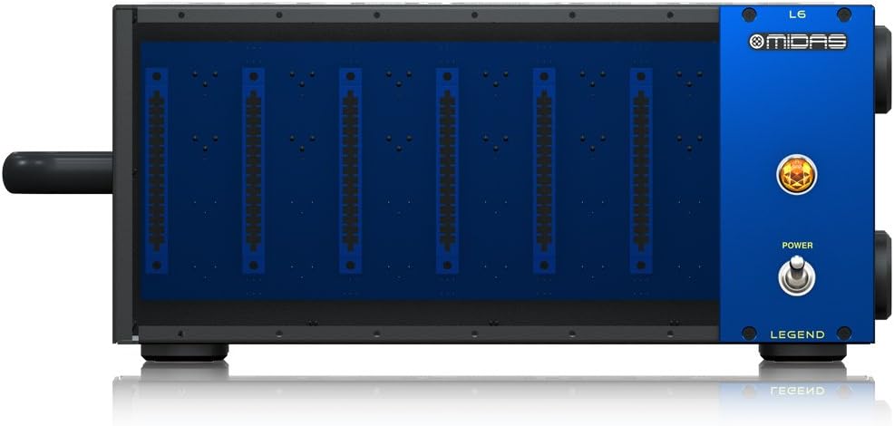 Midas LEGEND L6 - 500 Series Portable Chassis for 6 Modules with Advanced Audio Routing and Rackmount Kit