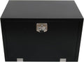 36'' Inch Steel Underbody Truck Tool Box & T-Handle Latch Heavy Duty For Trucks Trailers RV ATV Pickup Trucks Flatbeds Organization Storage Job Tool Chest -36'(L) x 24'(W) x 24'(H) Black