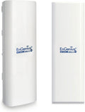 EnGenius ENH500-AX KIT 5GHz Wi-Fi 6 (802.11ax) 2x2 Outdoor Wireless Bridge, up to 1,200 Mbps, high 26 dBm Transmit Power, high gain 16 dBi Integrated Directional Antenna, IP55-rated (2-Pack)