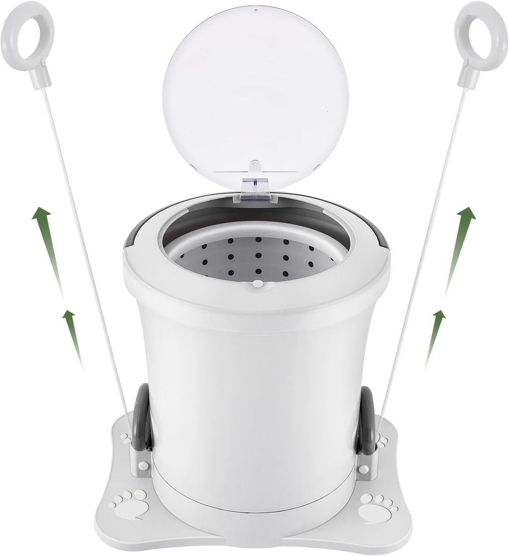 Manual Clothes Dryer Portable Mini Dryer Compact Spinner Non Electric Laundry Washing Machine for RV, Camping, School, Apartment, Dorm
